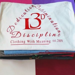 Multi colored t-shirts